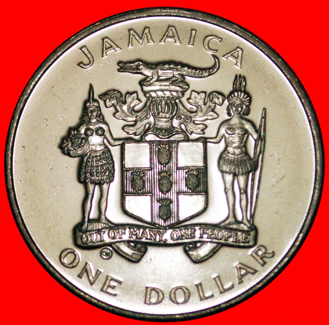  • SCHWEIZ: JAMAIKA ★ 1 DOLLAR 1982 FUSSBALL STG STEMPELGLANZ! OHNE VORBEHALT!   