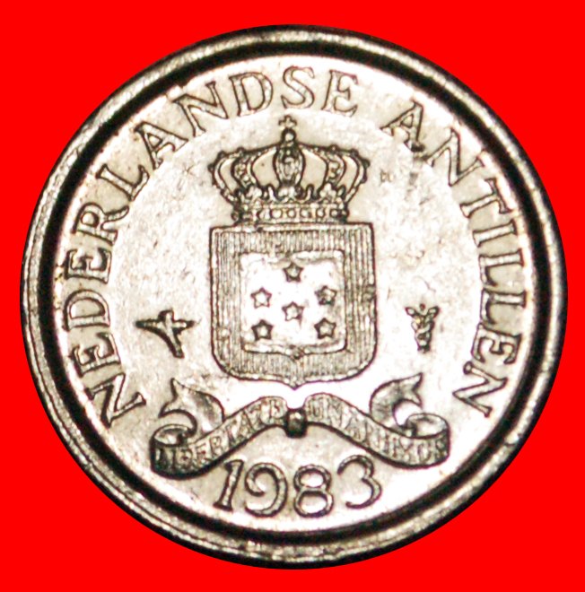  • BEATRIX (1980-2013): NETHERLANDS ANTILLES ★ 10 CENTS 1983 MINT LUSTRE! LOW START ★ NO RESERVE!   