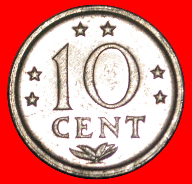  • BEATRIX (1980-2013): NETHERLANDS ANTILLES ★ 10 CENTS 1983 MINT LUSTRE! LOW START ★ NO RESERVE!   