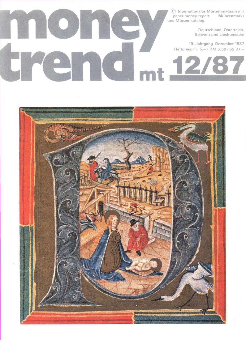  Money Trend 12/1987 - ua Eine Weihnachtsgeschichte auf Notgeldscheinen   