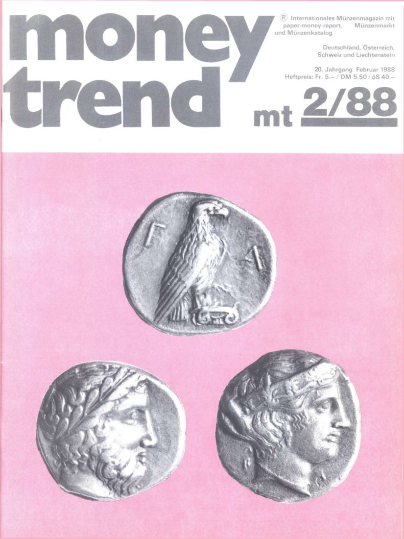  Money Trend 2/1988 - ua. Grinzing und seine Gulden   
