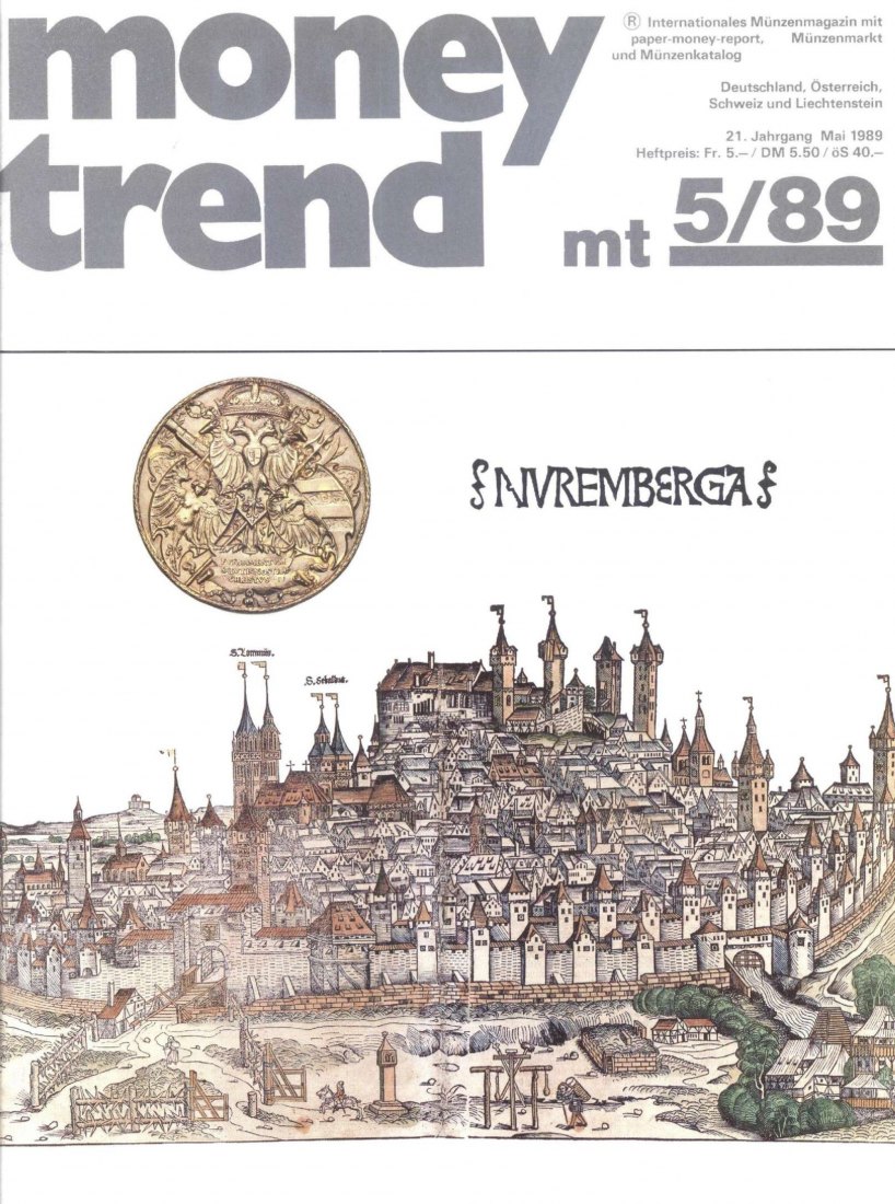  Money Trend 5/1989 - ua. Nürnberg - Florenz des Nordens   