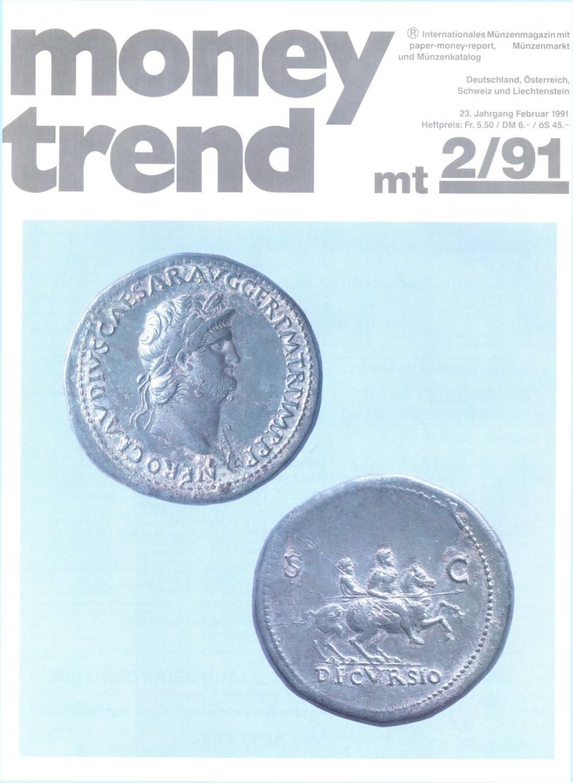  Money Trend 2/1991 - ua.  750 Jahre Hannover - Die Münzprägung in Hannover   