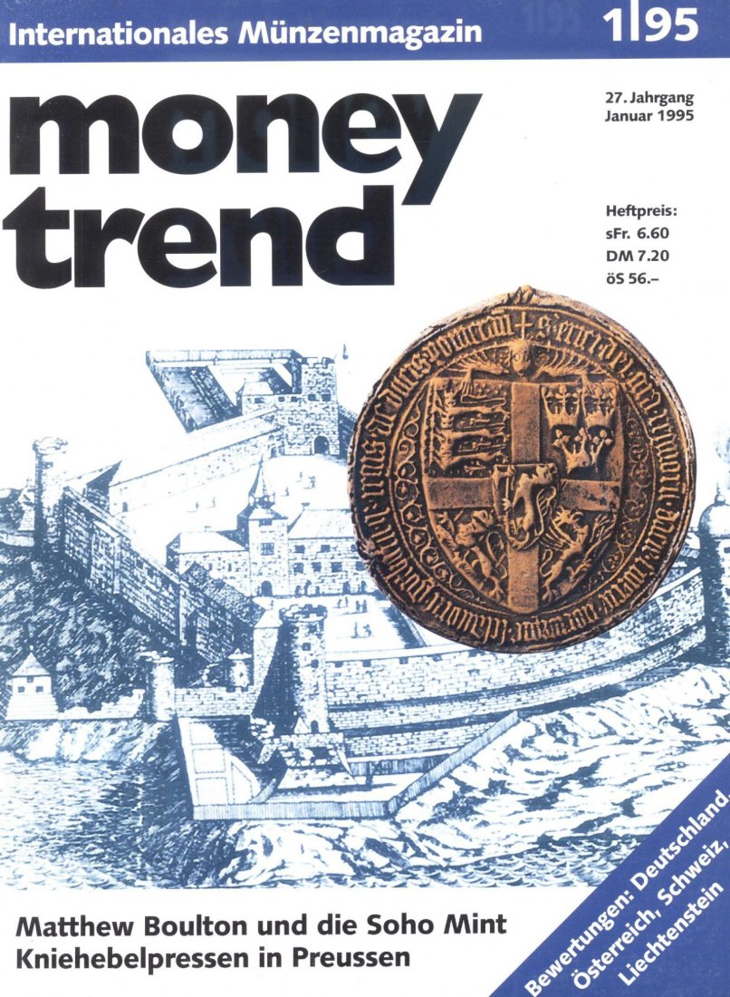  Money Trend 1/1995 - ua. Magdeburger Doppelschillinge   