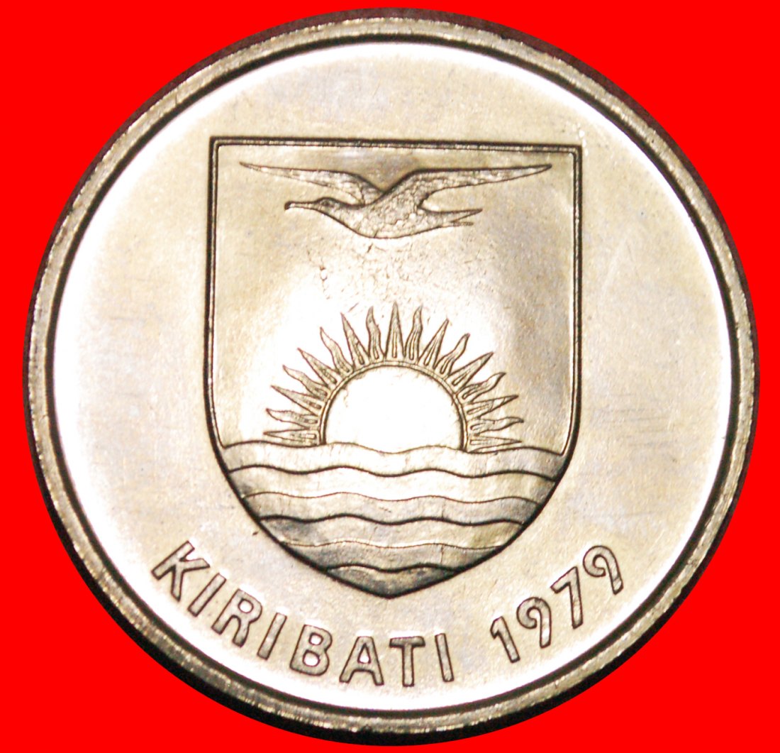  * PANDA NUT: KIRIBATI ★ 50 CENTS 1979 UNC MINT LUSTRE! UNCOMMON!LOW START ★ NO RESERVE!   