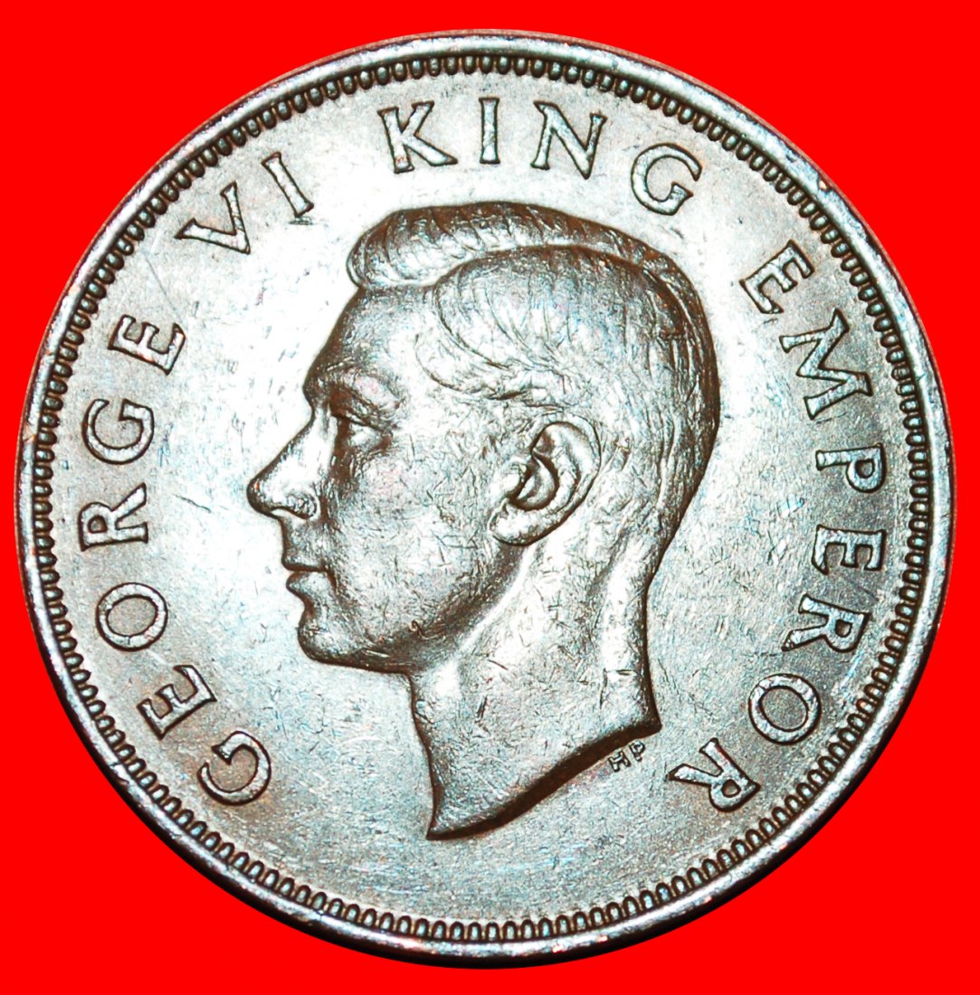  * VOGEL: NEUSEELAND ★ PENNY 1943! KRIEGSZEIT (1939-1945)! GEORG VI. (1937-1952) OHNE VORBEHALT!   