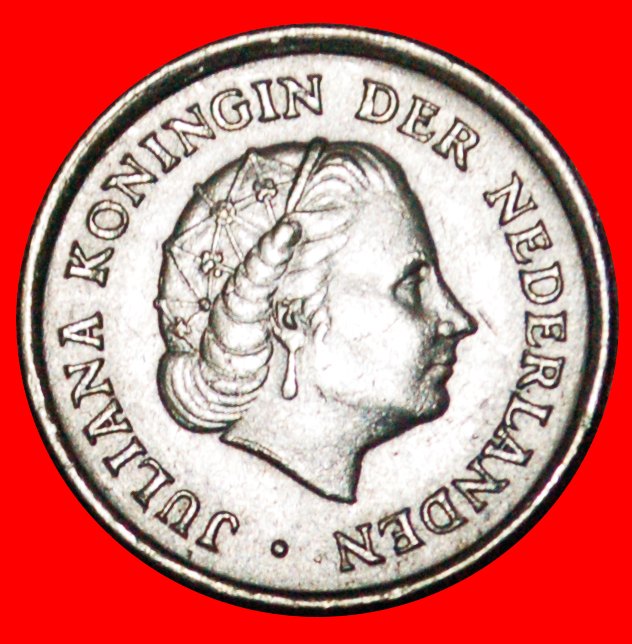  * SILBER (1954-1970): NIEDERLÄNDISCH ANTILLEN ★ 1/10 GULDEN 1966 (1969)! OHNE VORBEHALT!   