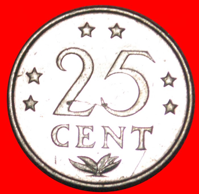 * JULIANA (1948-1980): NETHERLANDS ANTILLES ★ 25 CENTS 1979! LOW START ★ NO RESERVE!