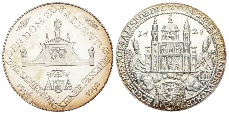  Salzburg; Medaille 1998, 999 AG; 30,02 g; Ø 40 mm   