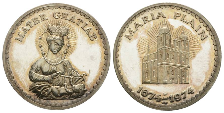  Medaille 1974, 900 AG; 19,95 g; Ø 34,1 mm   