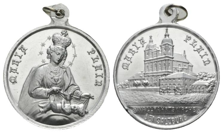  Europa; Salzburg; Medaille: 2,04 g; Ø 24,5 mm   