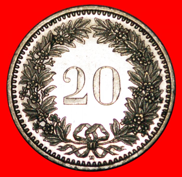  * LIBERTY (1939-2021): SWITZERLAND ★ 20 RAPPEN 2012B MINT LUSTRE! LOW START! ★ NO RESERVE!   