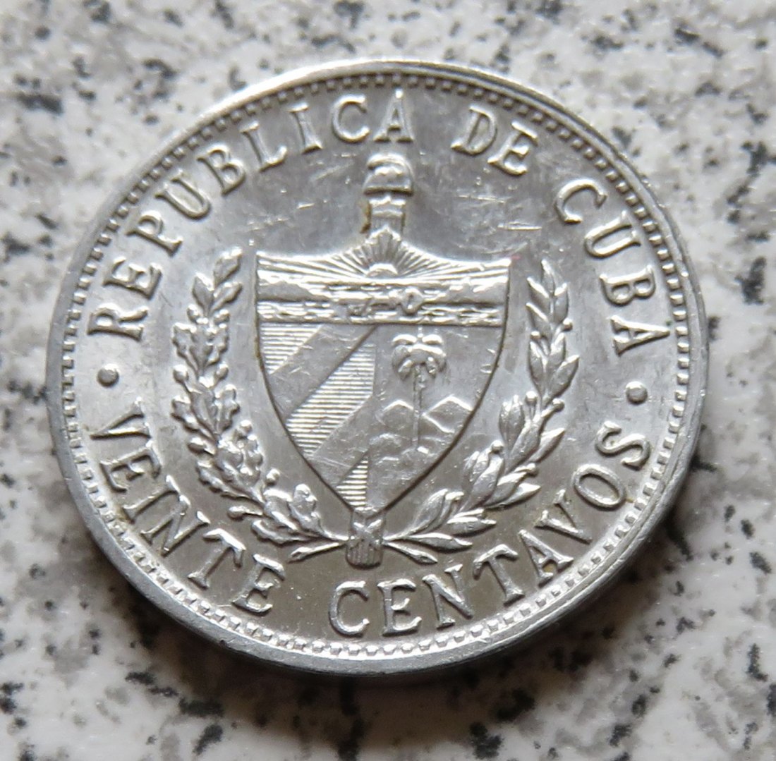  Cuba 20 Centavos 1969, besser   