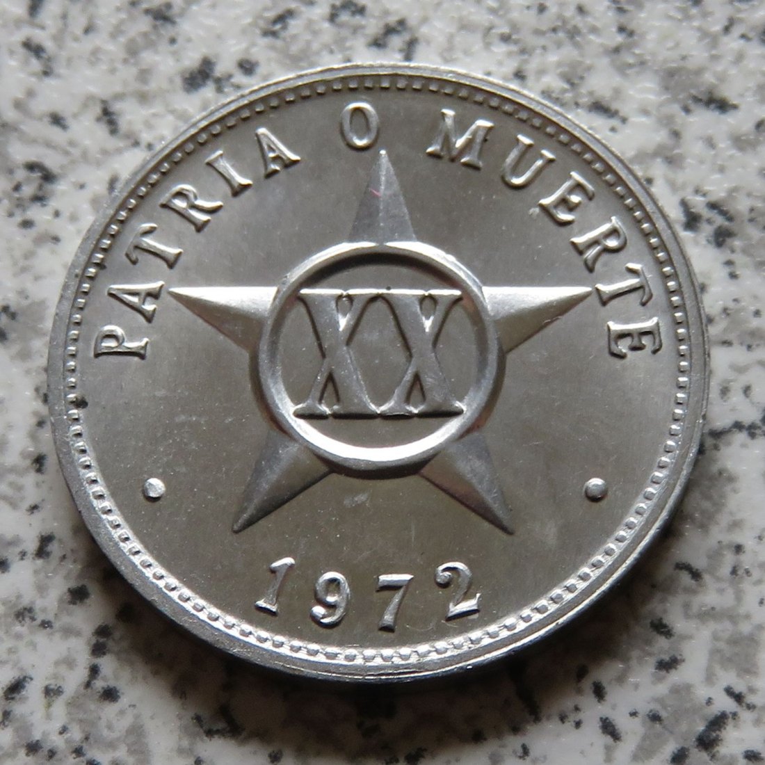  Cuba 20 Centavos 1972, Erhaltung   