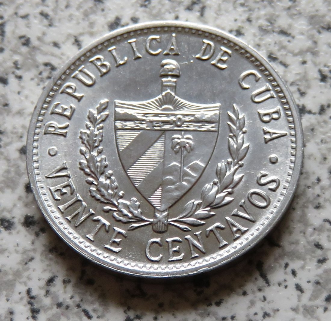  Cuba 20 Centavos 1972, Erhaltung   