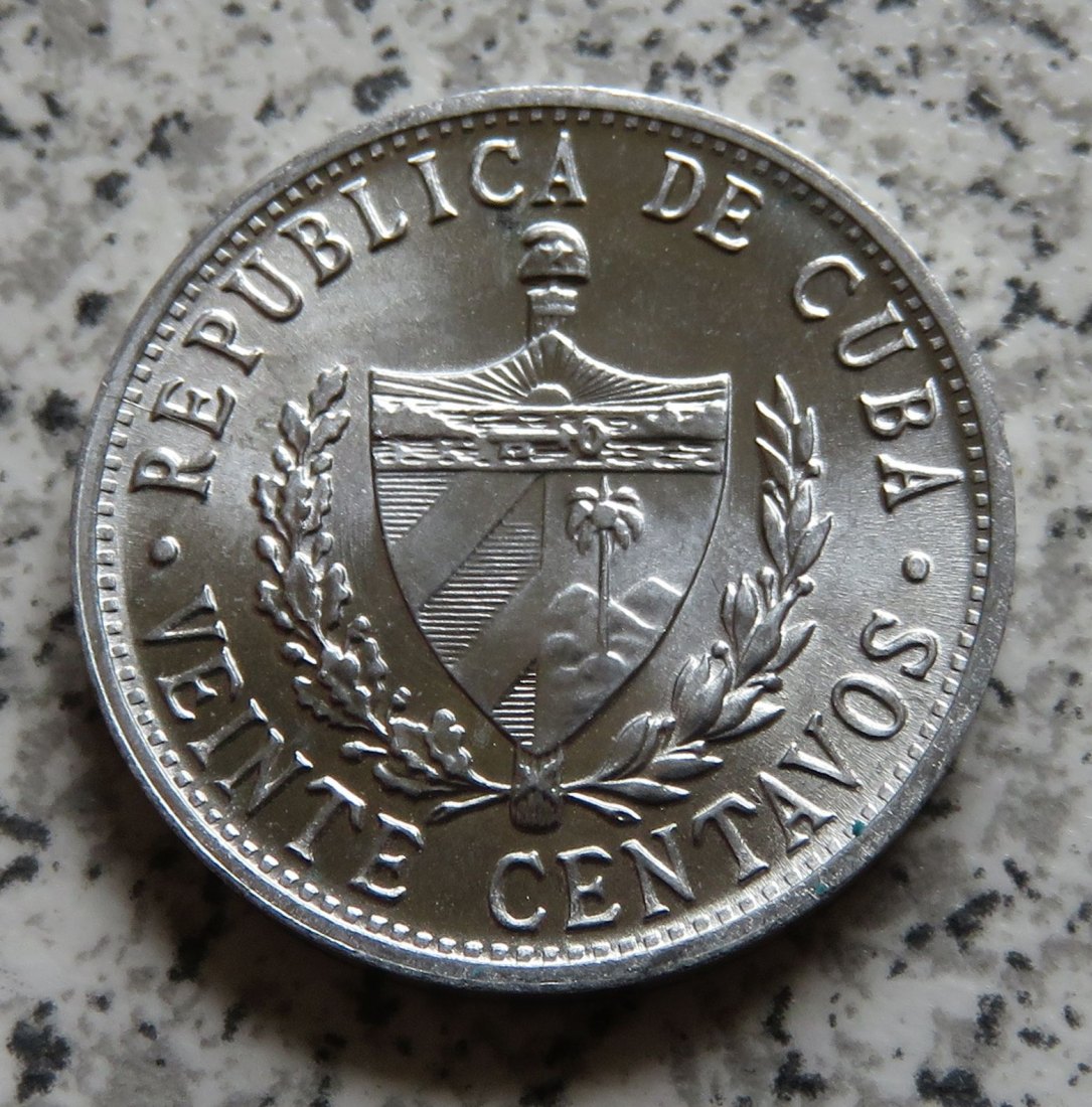  Cuba 20 Centavos 1972, Erhaltung (2)   