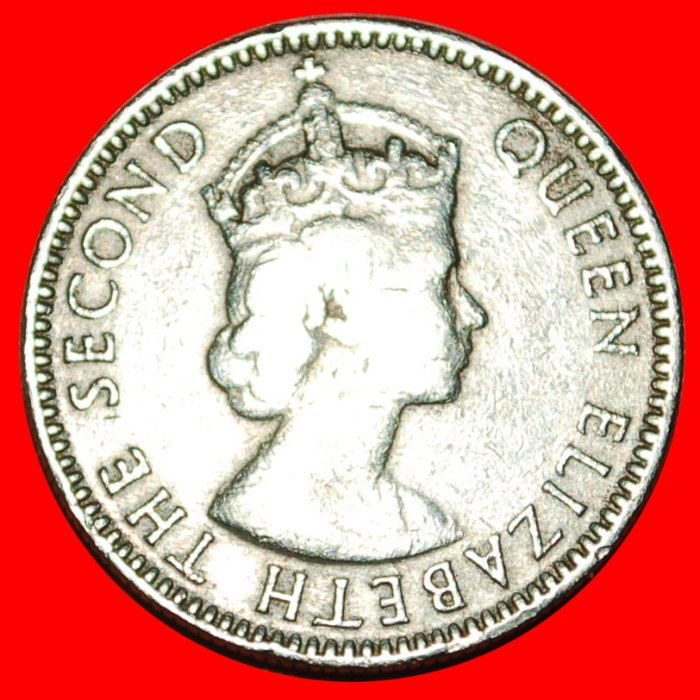  * GROSSBRITANNIEN (1960-1978): MAURITIUS ★ 1/4 RUPEE 1960! OHNE VORBEHALT!   