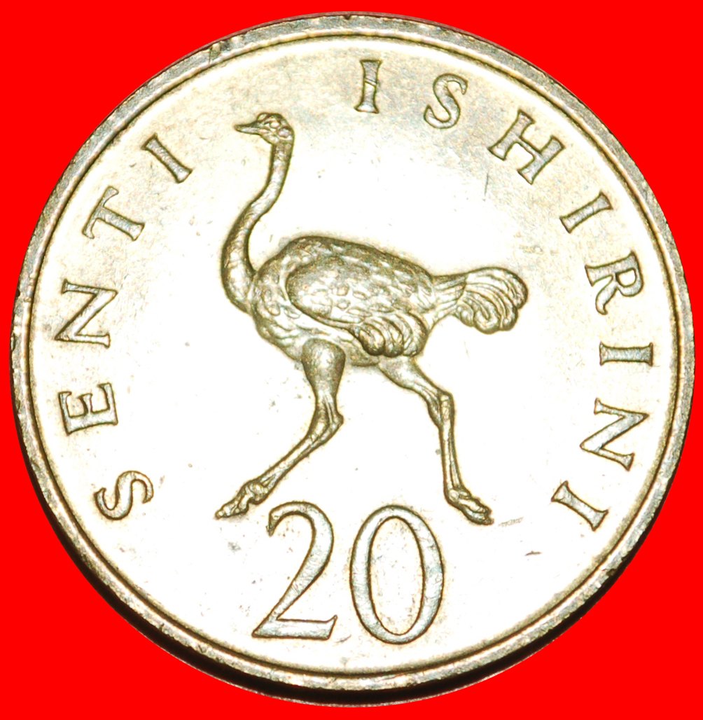  * BIRD (1966-1984): TANZANIA ★ 20 SENTI 1966! LOW START ★ NO RESERVE!   