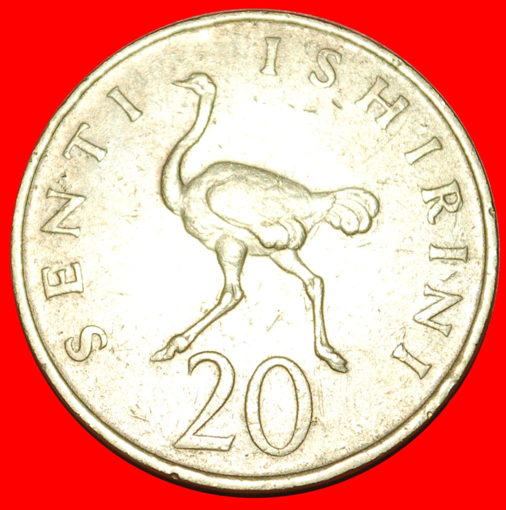  * BIRD (1966-1984): TANZANIA ★ 20 SENTI 1976! LOW START ★ NO RESERVE!   