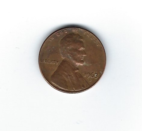  USA 1 Cent 1963 D   