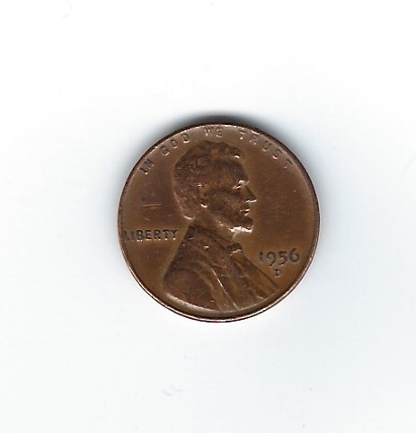  USA 1 Cent 1956 D   