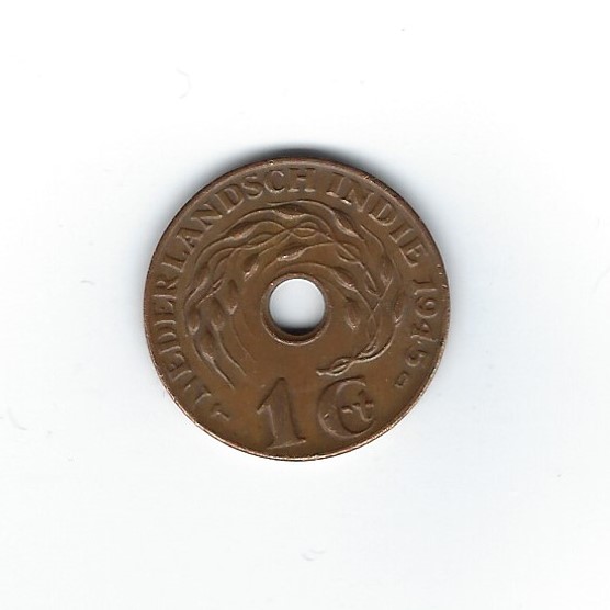  Niederländisch Indien 1 Cent 1945   
