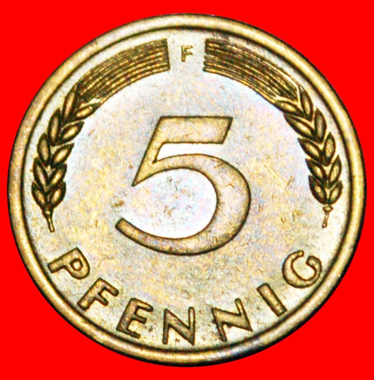  * EICHE (1950-2001): DEUTSCHLAND ★ 5 PFENNIG 1950F!OHNE VORBEHALT!   