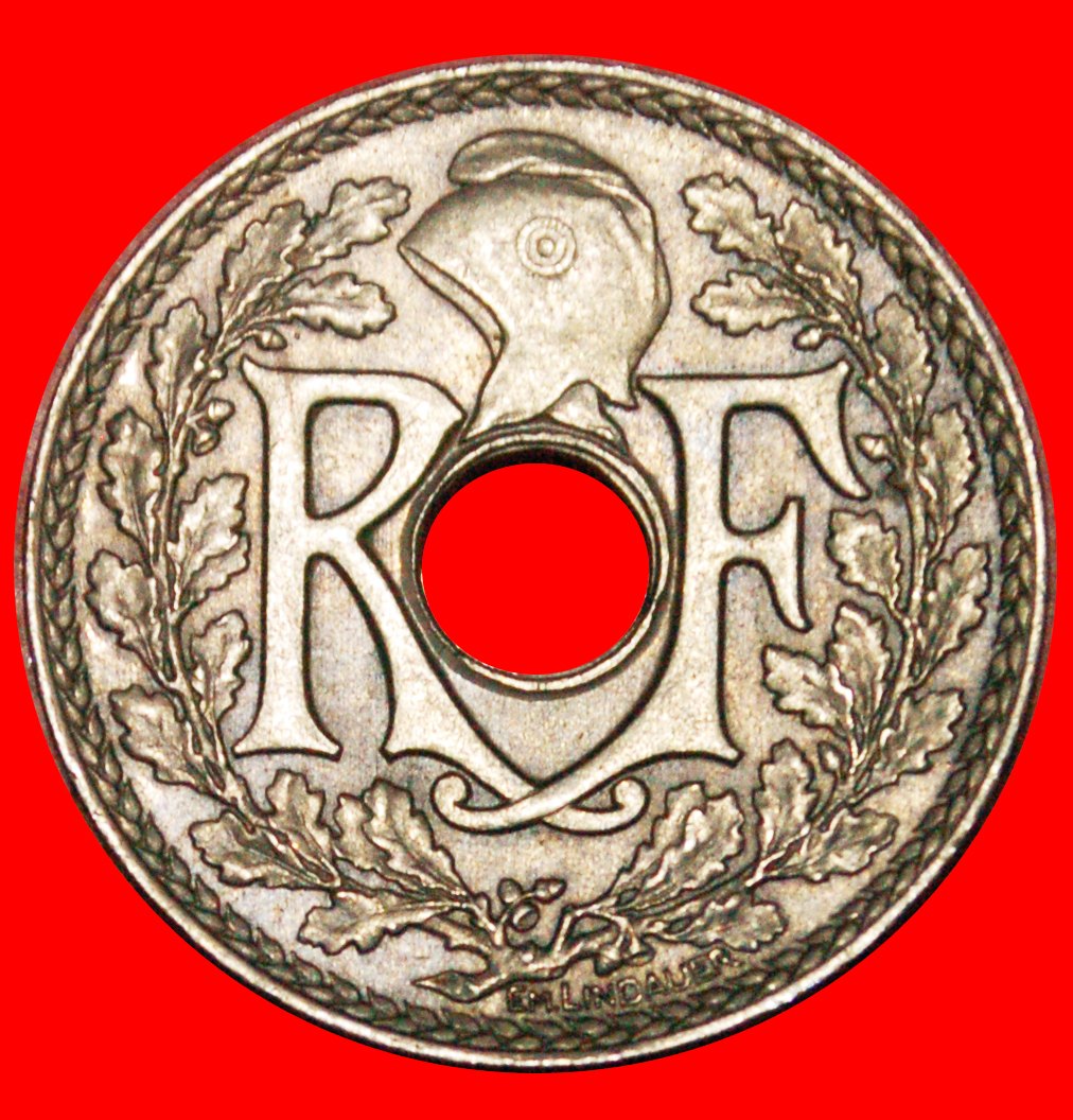  * 3. REPUBLIK (1870-1940): FRANKREICH ★ 25 CENTIMES 1919 INTERESSANTES JAHR! OHNE VORBEHALT!   