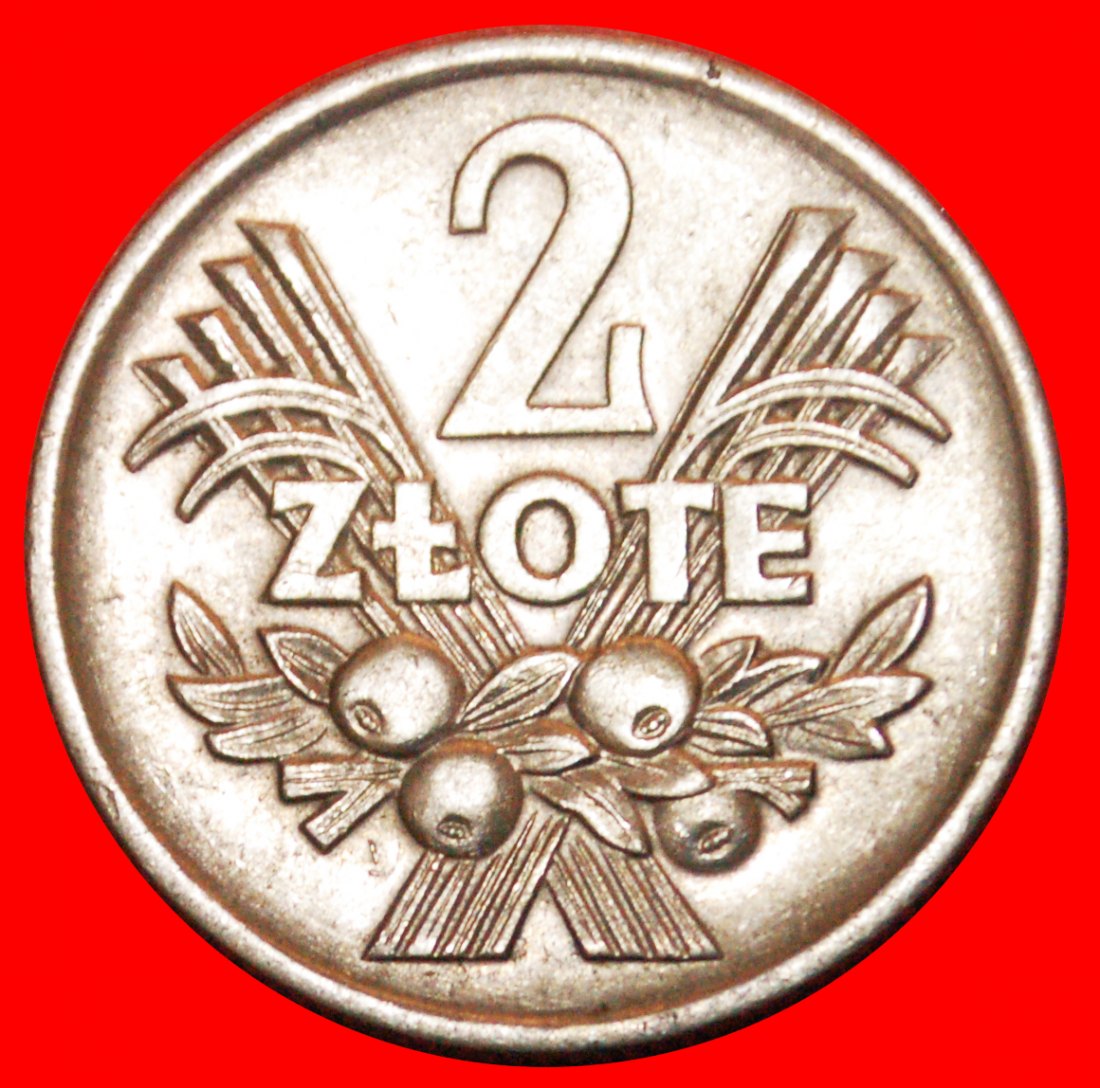  * FRUITS (1958-1974): POLAND ★ 2 ZLOTY 1973! LOW START ★ NO RESERVE!   