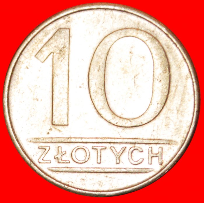  * STARS ON EAGLE: POLAND ★ 10 ZLOTY 1986! LOW START ★ NO RESERVE!   