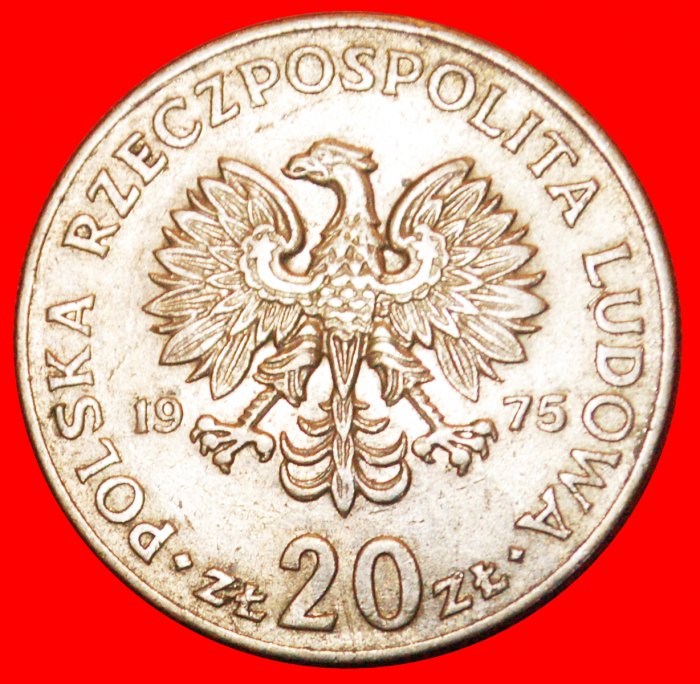  * TSCHECHOSLOWAKEI NOWOTKO (1893-1942): POLEN ★ 20 ZLOTY 1975 TYP (1974-1983)! OHNE VORBEHALT!   