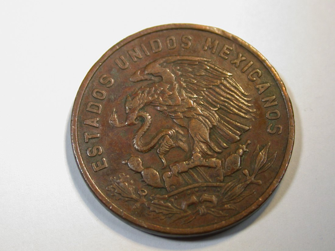  F13  Mexico  20 Centavos 1966 in ss+   Originalbilder   