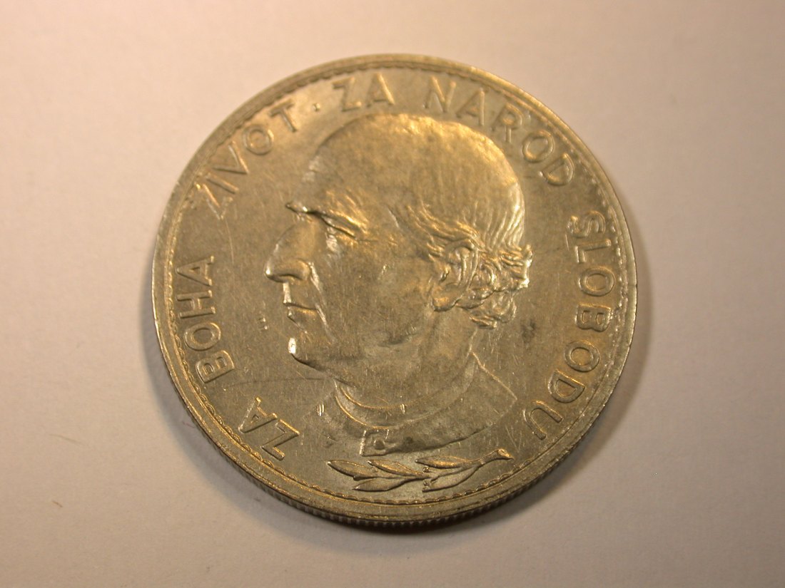 F13 Slowakei 5 Kronen 1939 in vz-st/f.st Originalbilder