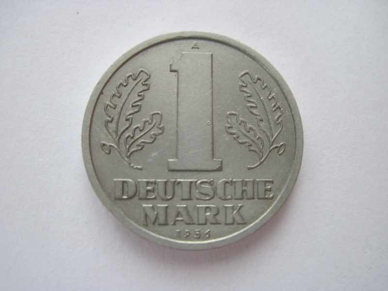  1 Mark DDR 1956 A  -matt-  !!! unzirkuliert !!! SELTEN !!!   