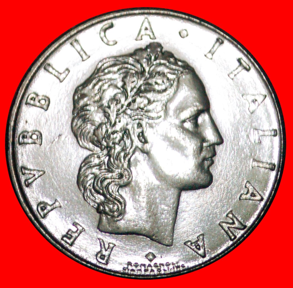  * VULCAN (1954-1989): ITALY ★ 50 LIRAS 1977R UNC MINT LUSTRE! LOW START ★ NO RESERVE!   