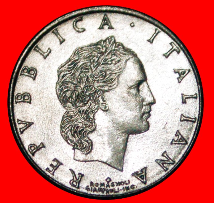 * VULCAN (1990-1995): ITALY ★ 50 LIRAS 1993R! SMALL SIZE! UNC MINT LUSTRE! LOW START ★ NO RESERVE!