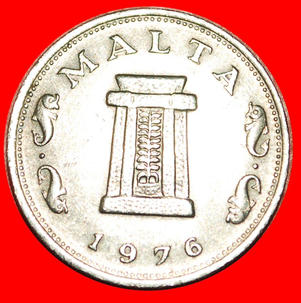  * 4 DELPHINE: MALTA ★ 5 CENTS 1976! OHNE VORBEHALT!   