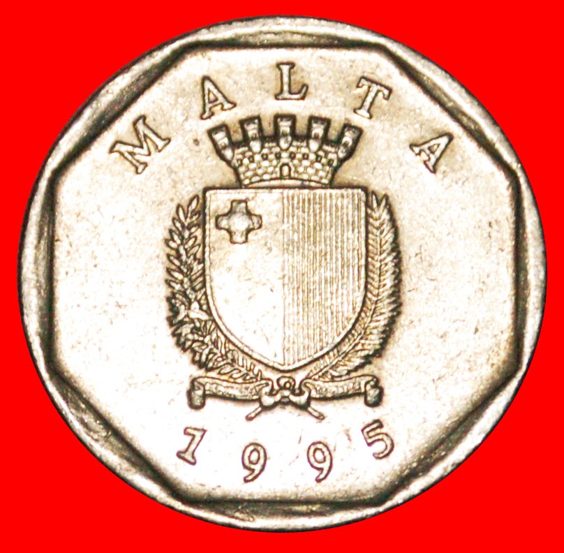  * KRABBE (1991-2007): MALTA ★ 5 CENTS 1995! OHNE VORBEHALT!   