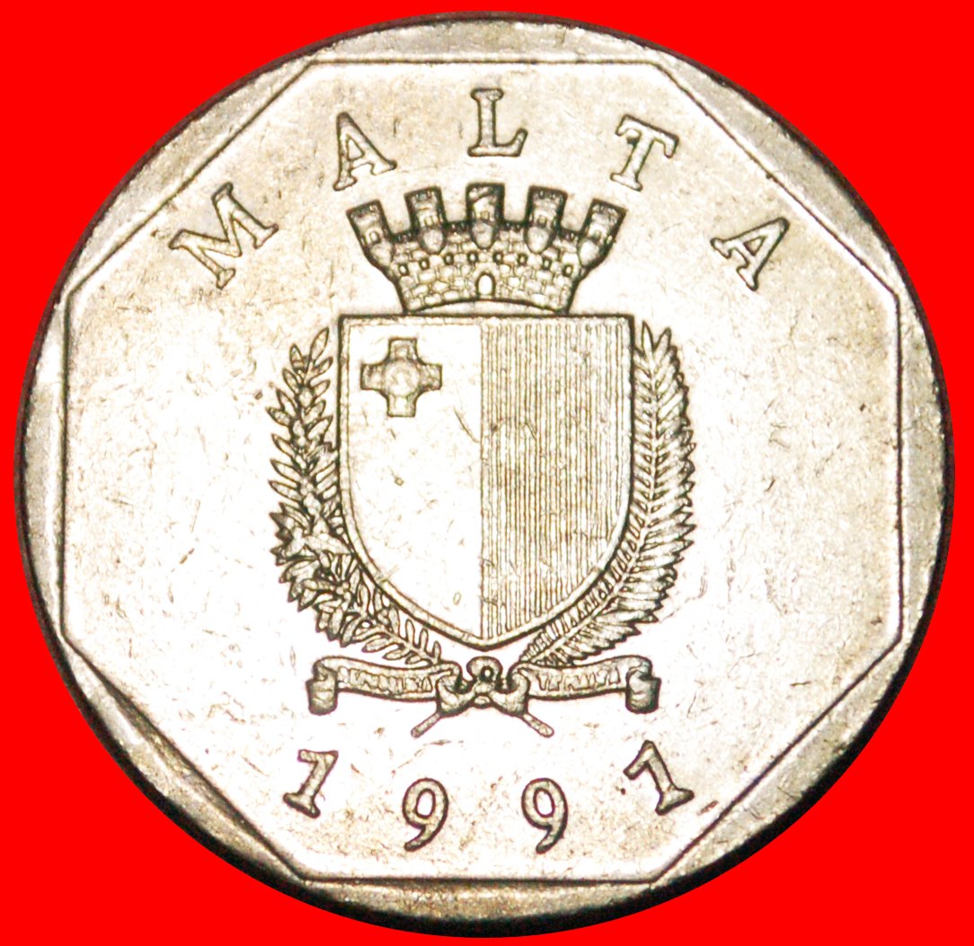  * FLOWER: MALTA ★ 50 CENTS 1991! LOW START ★ NO RESERVE!   