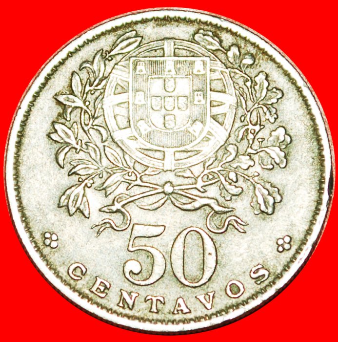  * FREIHEIT (1927-1968): PORTUGAL ★ 50 CENTAVOS 1964! OHNE VORBEHALT!   