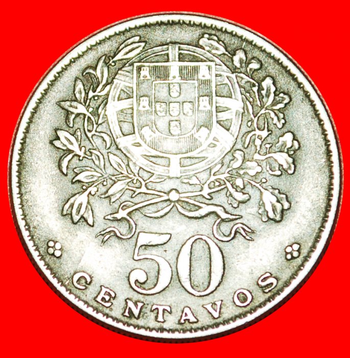  * FREIHEIT (1927-1968): PORTUGAL ★ 50 CENTAVOS 1968! OHNE VORBEHALT!   