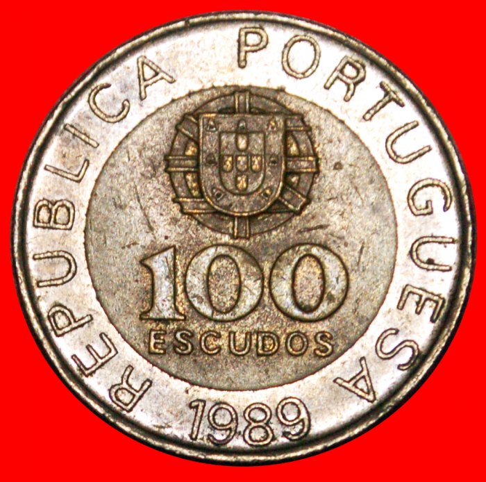  * NUNES (1502-1578): PORTUGAL ★ 100 ESCUDOS 1989 TYPE 1989-2001! LOW START ★ NO RESERVE!   