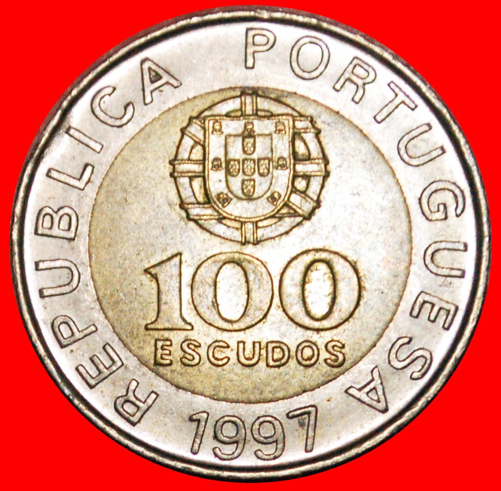  * NUNES (1502-1578): PORTUGAL ★ 100 ESCUDOS 1997 TYP 1989-2001! OHNE VORBEHALT!   
