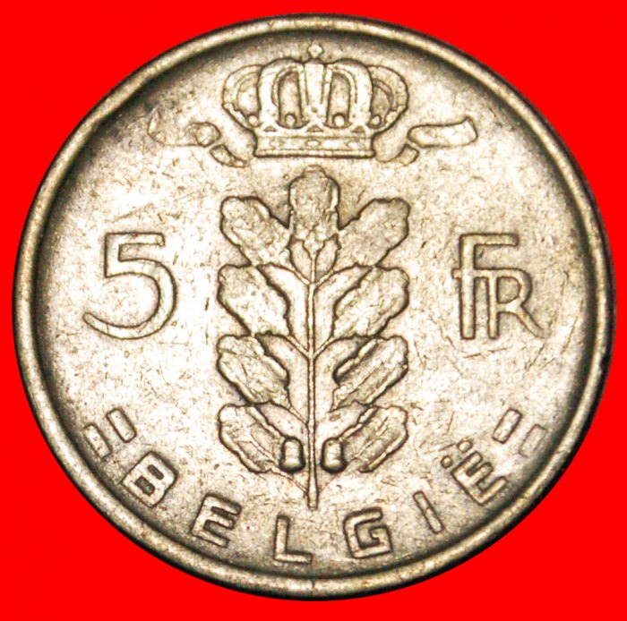  * DUTCH LEGEND: BELGIUM ★ 5 FRANCS 1960! LOW START ★ NO RESERVE!   