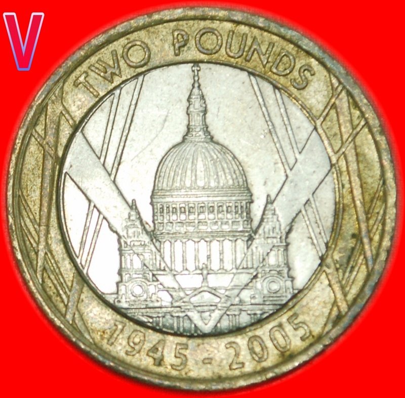  * VICTORY★GREAT BRITAIN★ 2 POUNDS 1945-2005! LOW START ★ NO RESERVE!   