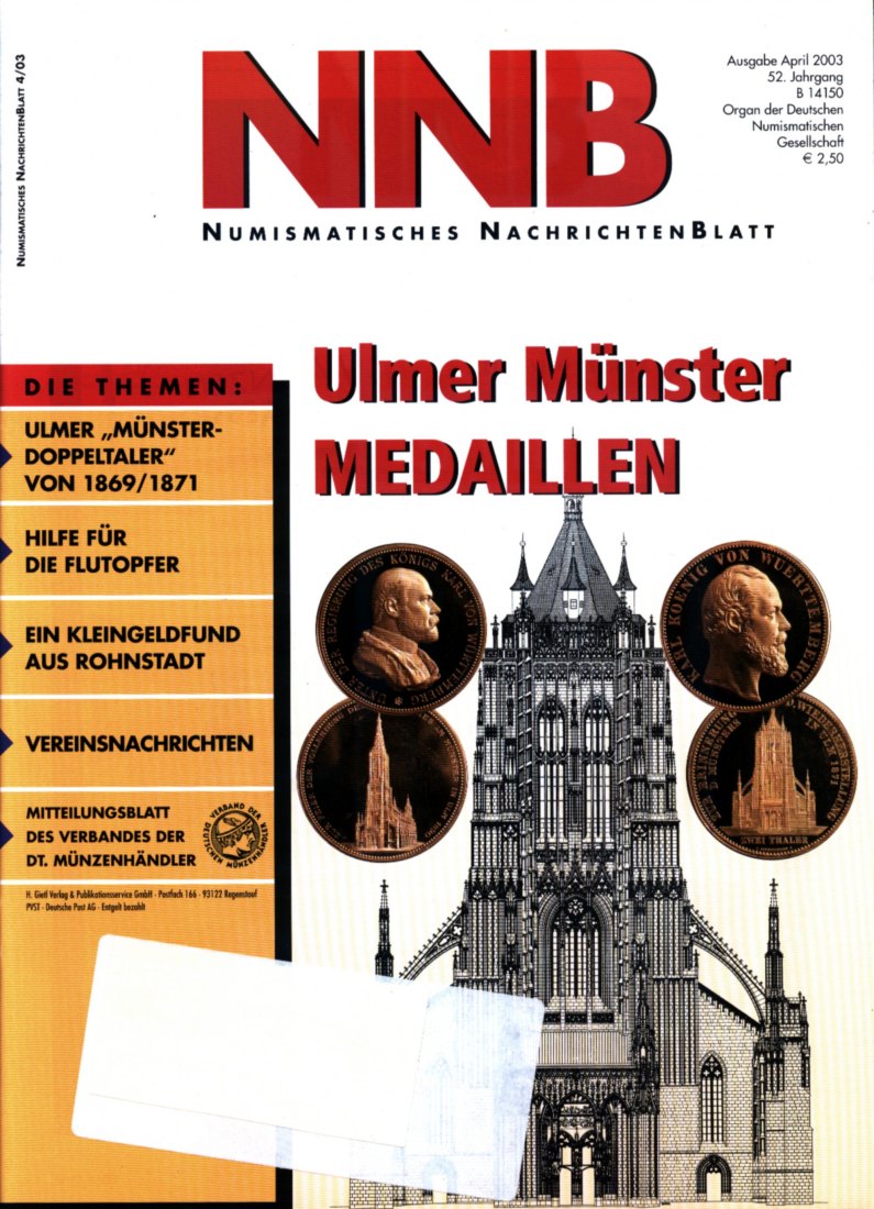  (NNB) Numismatisches Nachrichtenblatt 04/2003 Ein Kleingeldfund aus Rohnstadt (Gemeinde Weilmünster)   