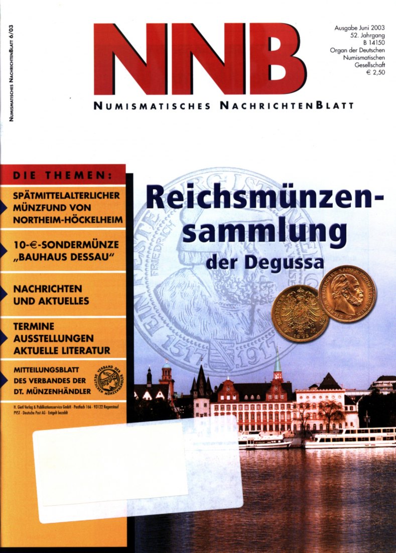  (NNB) Numismatisches Nachrichtenblatt 06/2003 Der spätmittelalterliche Münzfund Northeim-Höckelheim   