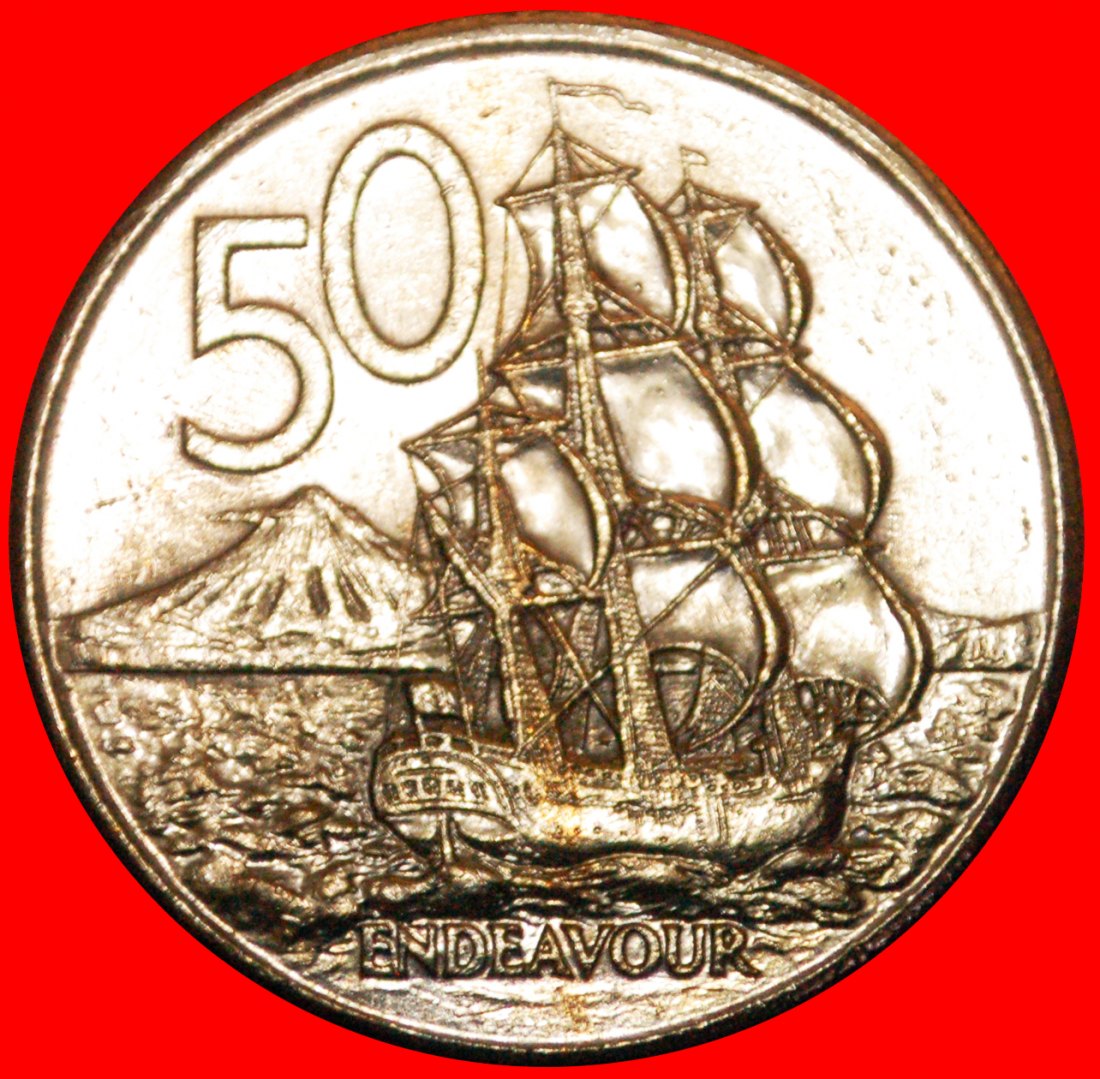  * KANADA: NEUSEELAND ★ 50 CENTS 1981 SCHIFF! OHNE VORBEHALT!   