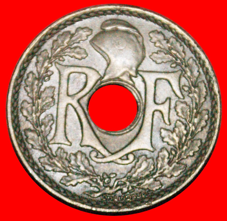  * III REPUBLIC (1870-1940): FRANCE ★ 25 CENTIMES 1931 NOT REEDED EDGE! LOW START ★ NO RESERVE!   