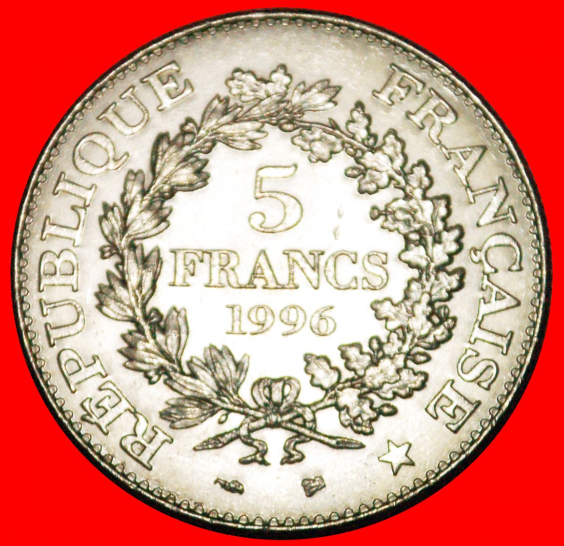  * HERCULE DE DUPRÉ 1796-1996: FRANKREICH ★ 5 FRANCS uSTG STEMPELGLANZ! OHNE VORBEHALT!   